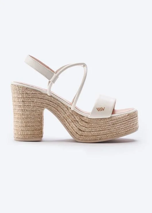 Elia Leather Espadrille Sandal Heels