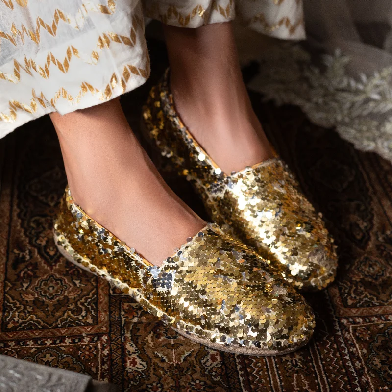 Sitara Espadrilles Gold