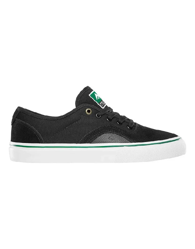 Emerica Provost G6 Shoe | Black/White/Gold