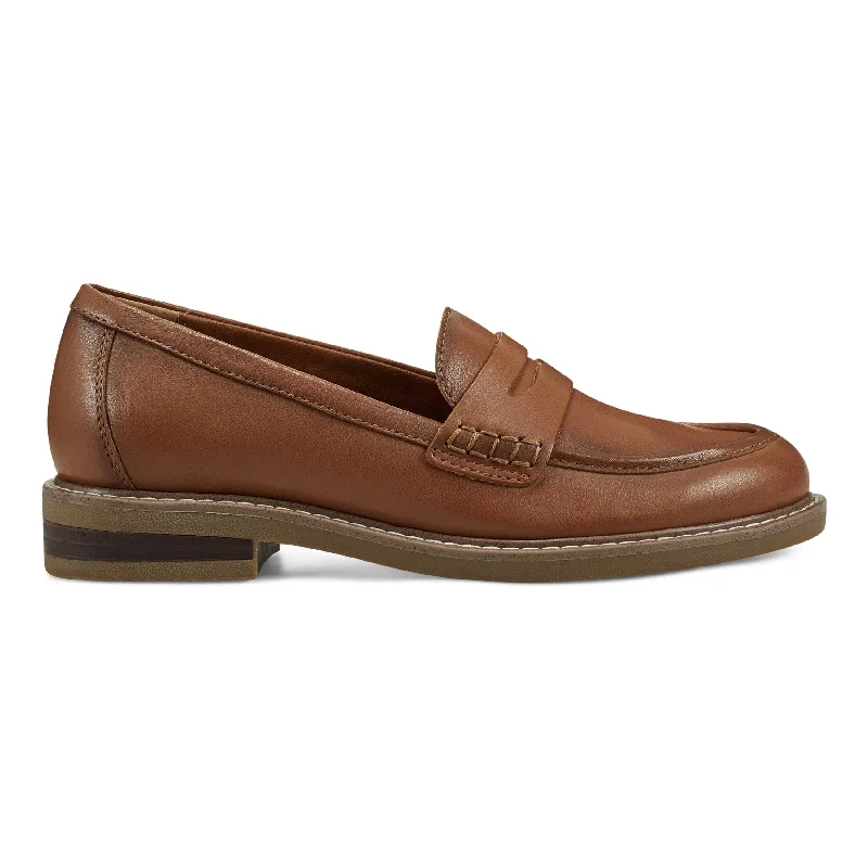 Javas Round Toe Casual Slip-on Penny Loafers