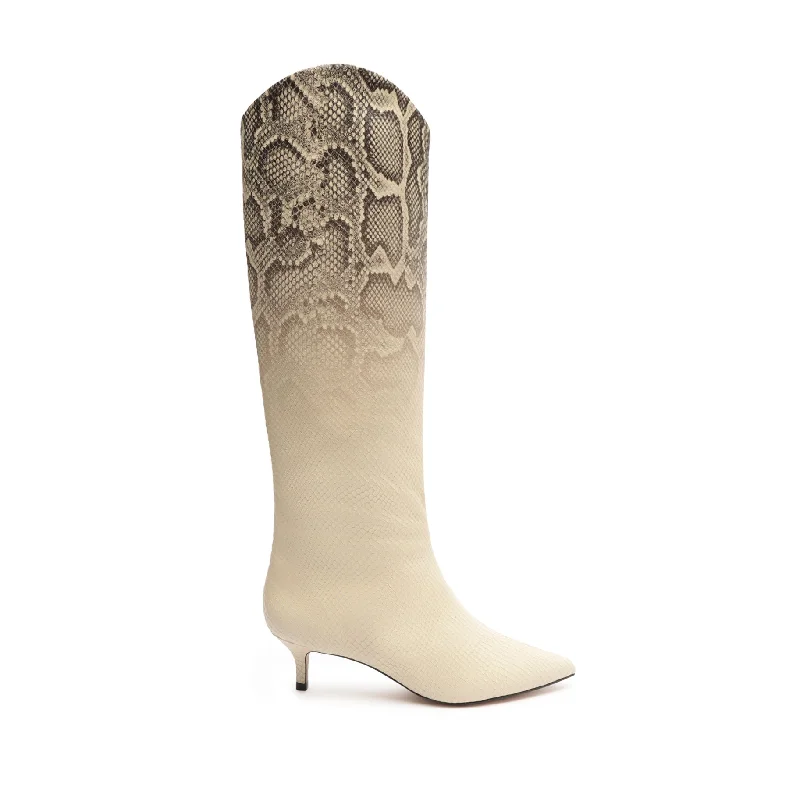 Maryana Lo Snake Faded Boot