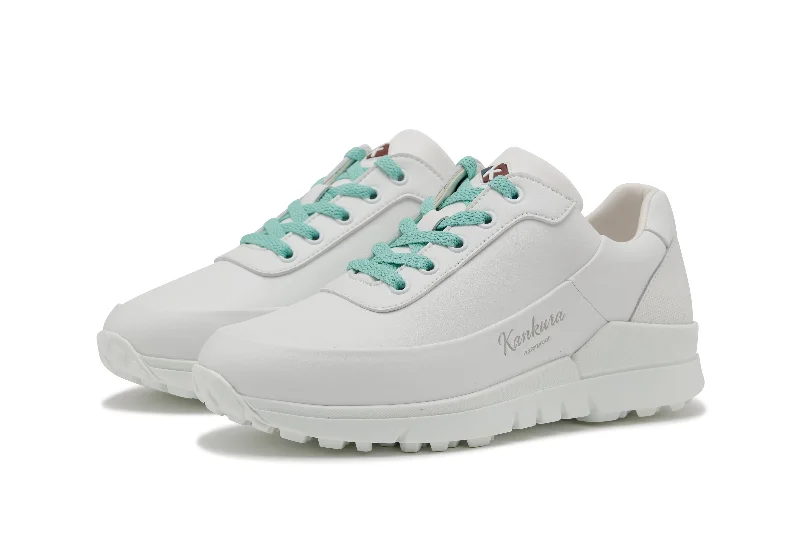 Master Lady 03   ALLWhite|Green   Women`s Golf Shoes ML003 98