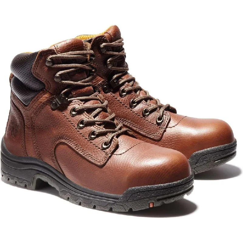 Timberland PRO Women's TITAN 6" Alloy Toe Work Boot Coffee TB026388210