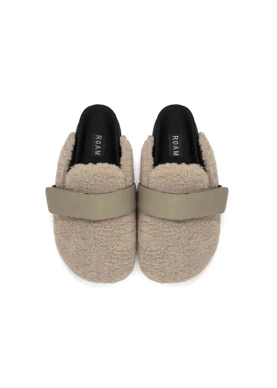 ROAM Fuzzy Loafer Mule