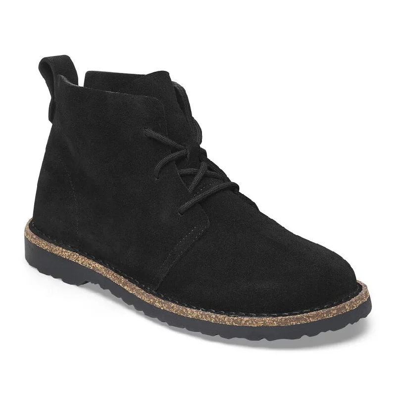 Birkenstock Uppsala Mid Suede Shearling Black Women's