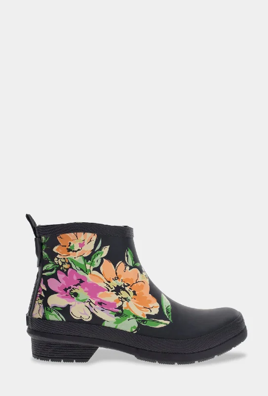 BOUQUET CHELSEA RAIN BOOT - BLACK