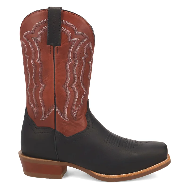 Creed Embroidered Square Toe Cowboy Boots