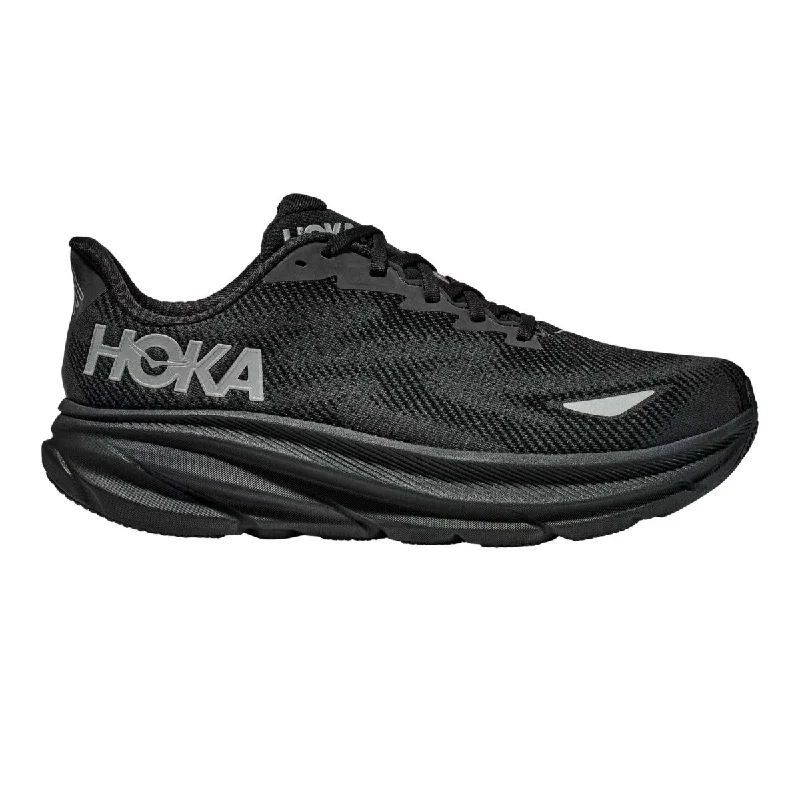 Hoka One One Women's Clifton 9 Black/Black Gore-Tex