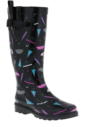 Ladies Umbrellas Tall Rubber Rain Boot