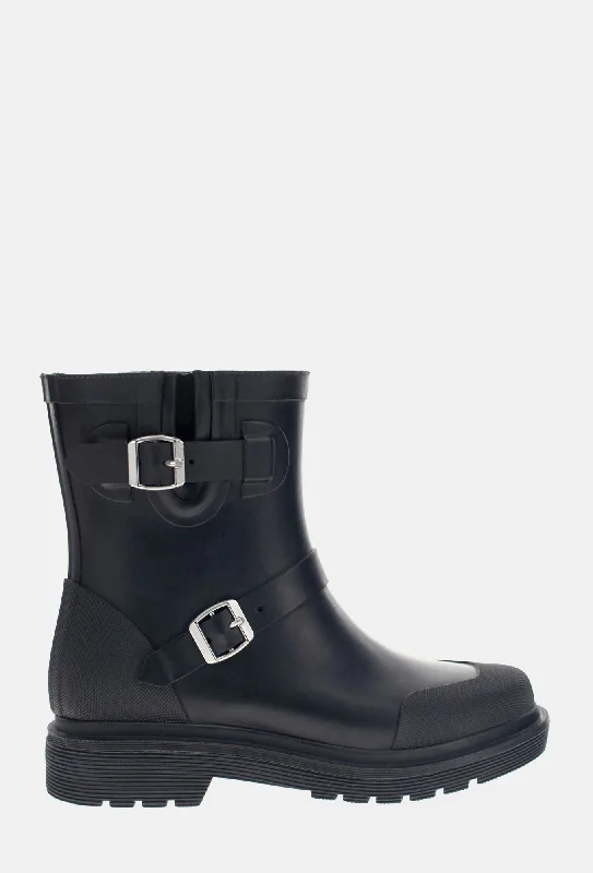 DAMASCUS MOTO MID RAIN BOOT - BLACK