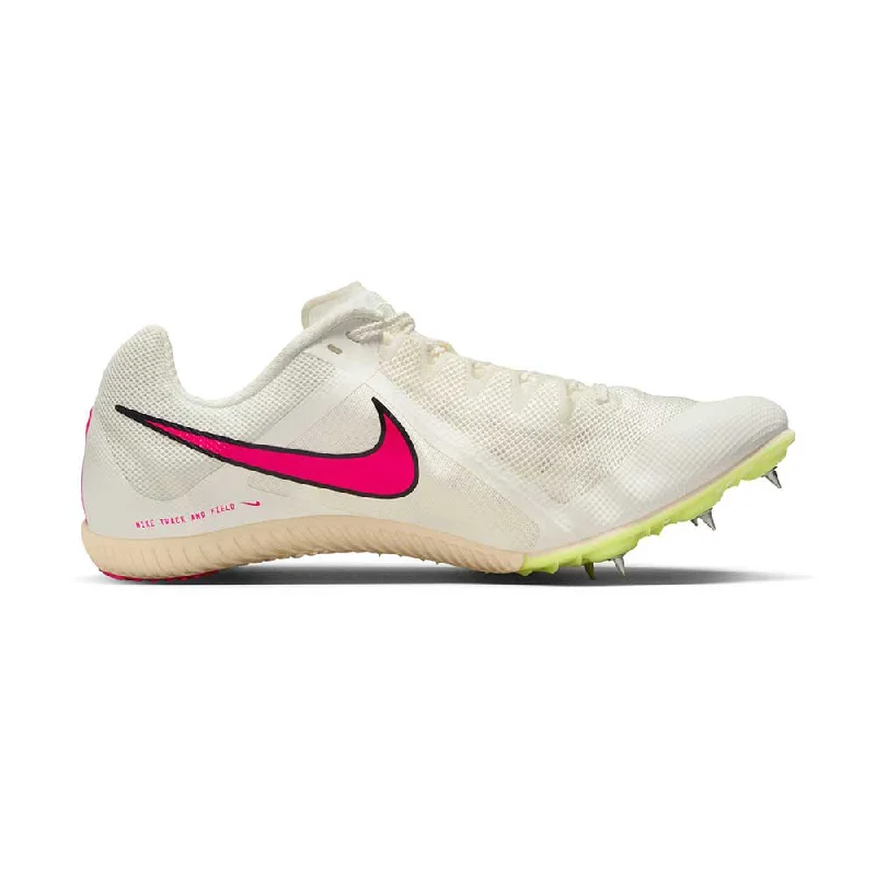 All Gender Nike Zoom Rival Multi Track Spike- Sail/Fierce Pink/Light Lemon Twist - Regular (D)