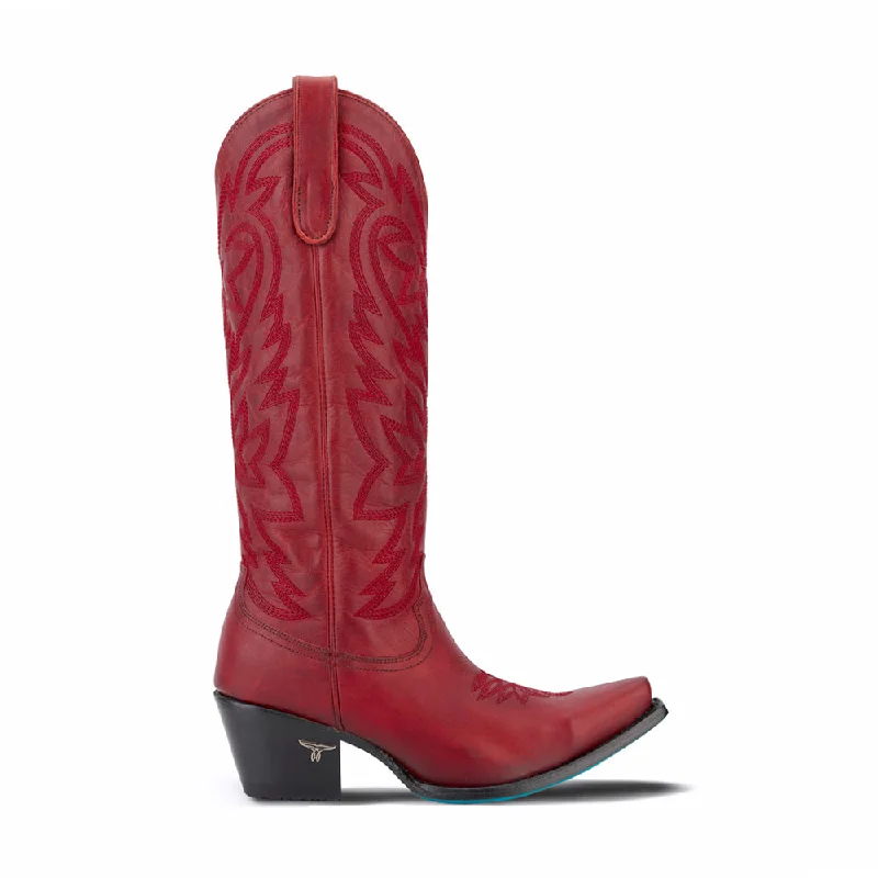 Smokeshow Embroidered Snip Toe Zippered Cowboy Boots