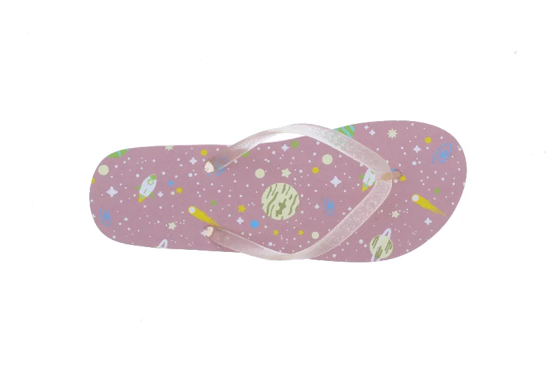 Women Planet Flip Flop