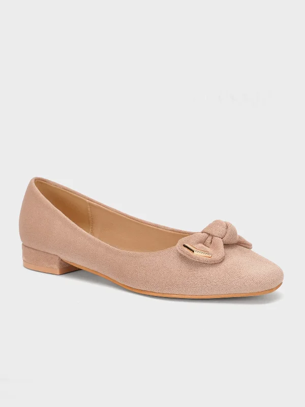 Womens "OKAPARA" Bow Accented Casual Pumps