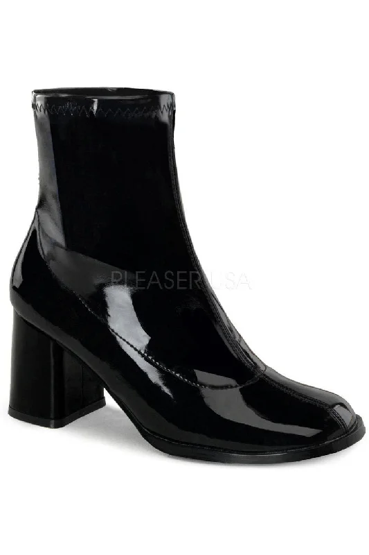 GOGO-150 Costume GoGo Boot | Black Patent